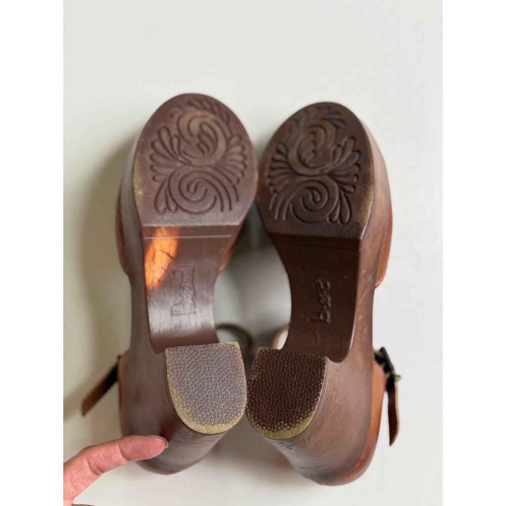 B.O.C Born Women's Tan Concept Gia Platform Clog Retro 1970s Shoes Size 8 - Picture 8 of 11